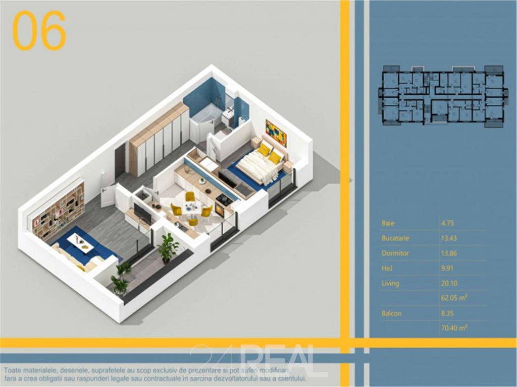 Apartament 2 camere - Direct Dezvoltator - 12 minute metrou