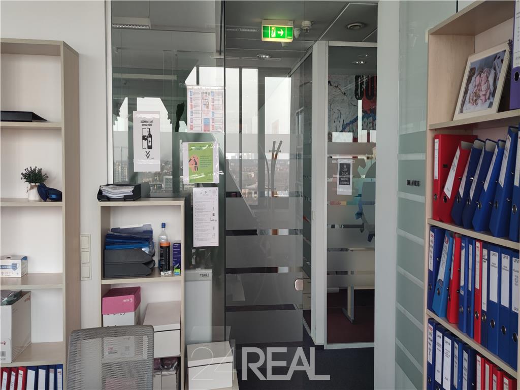 Spatii de birouri mobilate si utilate - de la 200 mp - Metrou Pipera