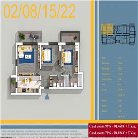 Apartament 3 camere - NEXT IN TOWER 2 RESIDENCE